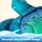 G128 Turtle Seahorse Metal Wall Art Set | Coastal Ocean Theme Indoor Outdoor Wall Art Hanging Decor for Bedroom, Living Room, Garden, Patio